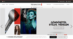 Desktop Screenshot of hu.remington-europe.com
