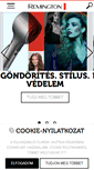 Mobile Screenshot of hu.remington-europe.com