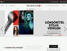 Tablet Screenshot of hu.remington-europe.com