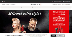 Desktop Screenshot of fr.remington-europe.com